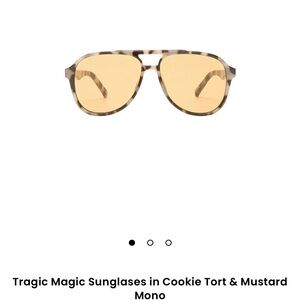 Le Specs Tortoise Aviator Sunglasses
